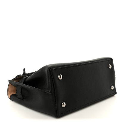 Louis Vuitton Calfskin Lockme Ever BB Black 4 of 12