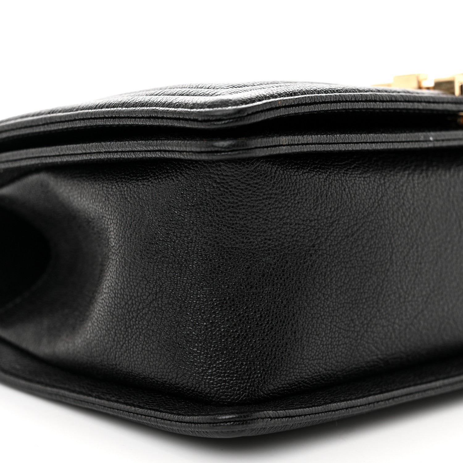 Chanel Caviar Chevron Quilted Medium Boy Flap Black 9 of 11