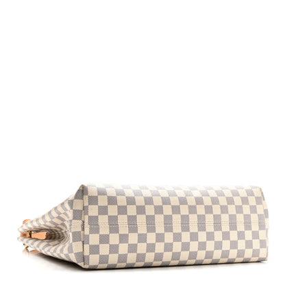 Louis Vuitton Damier Azur Graceful MM Rose Ballerine 4 of 9