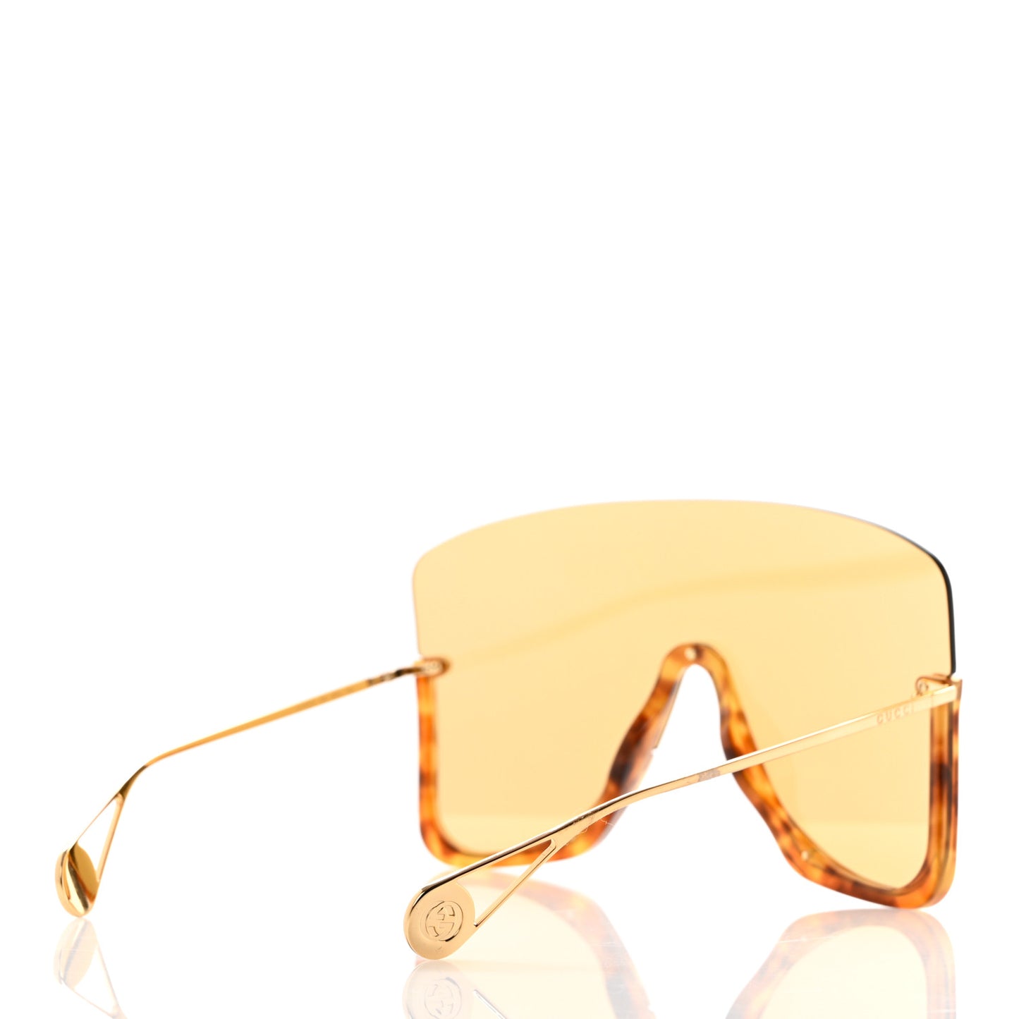 Acetate Oversized Aviator Sunglasses GG0540S Tortoise