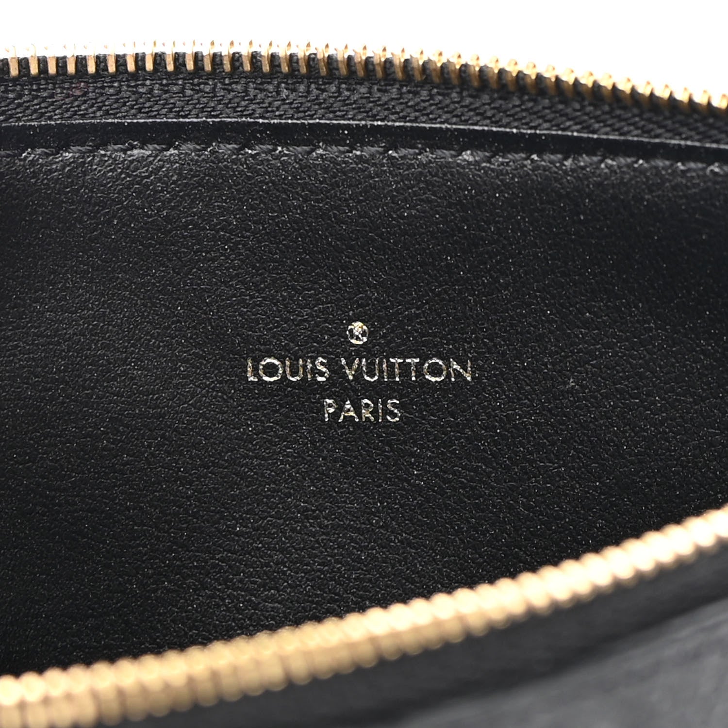 Louis Vuitton Empreinte Felicie Chain Wallet Zippered Insert Black 6 of 8