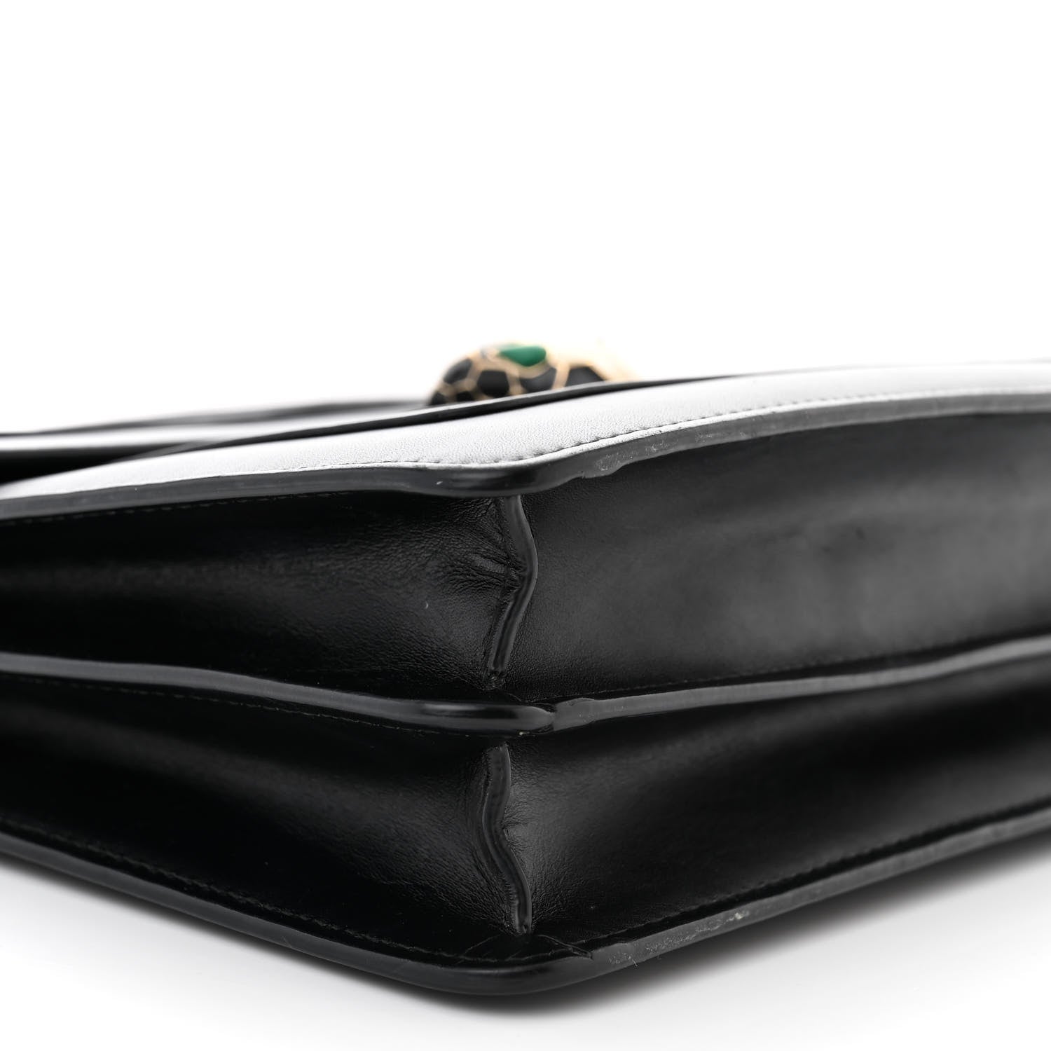 Bulgari Calfskin Serpenti Forever Crossbody Bag Black 8 of 13