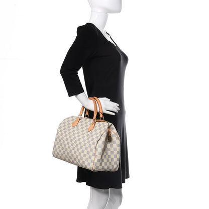 Louis Vuitton Damier Azur Speedy 30 2 of 10
