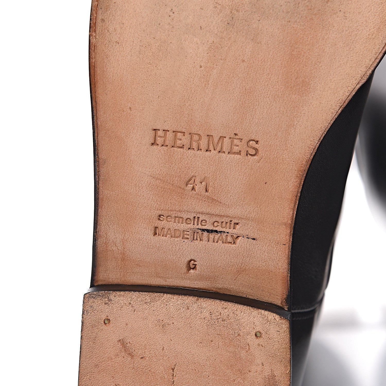 Hermes Box Kelly Jumping Boots 41 Black 8 of 14