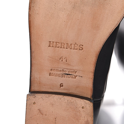 Hermes Box Kelly Jumping Boots 41 Black 8 of 14