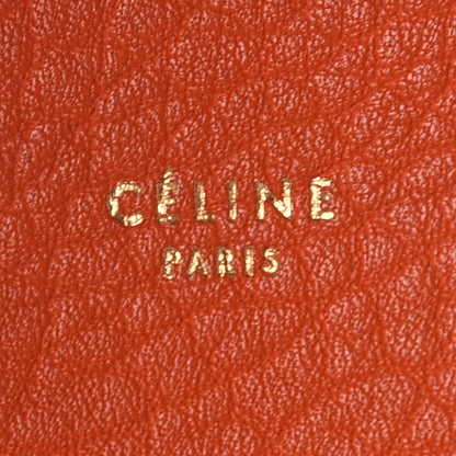 Celine Bullhide Calfskin Small Ring Handbag Burnt Orange 10 of 11