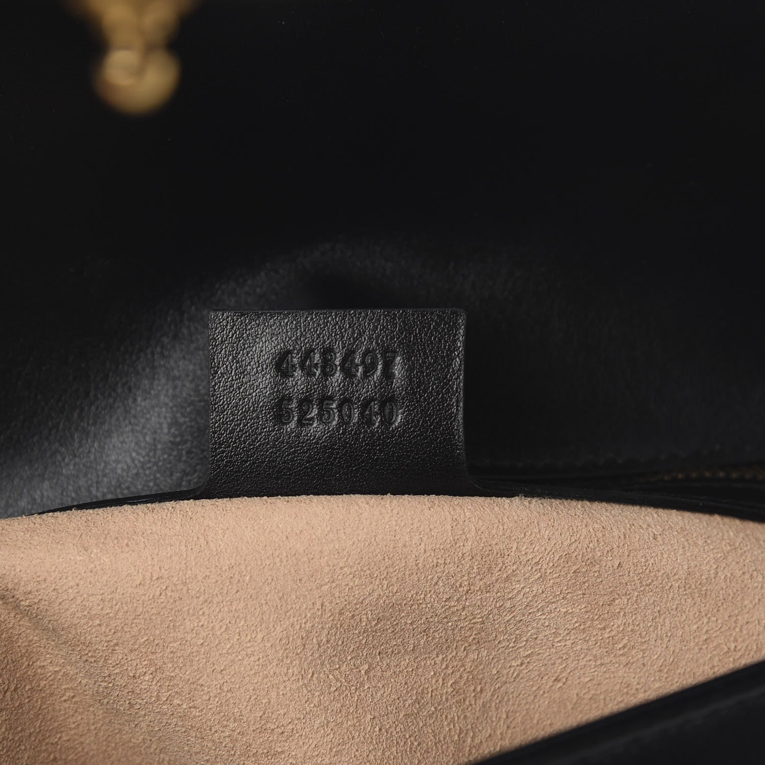 Gucci Calfskin Matelasse Small GG Marmont Shoulder Bag Black 7 of 10