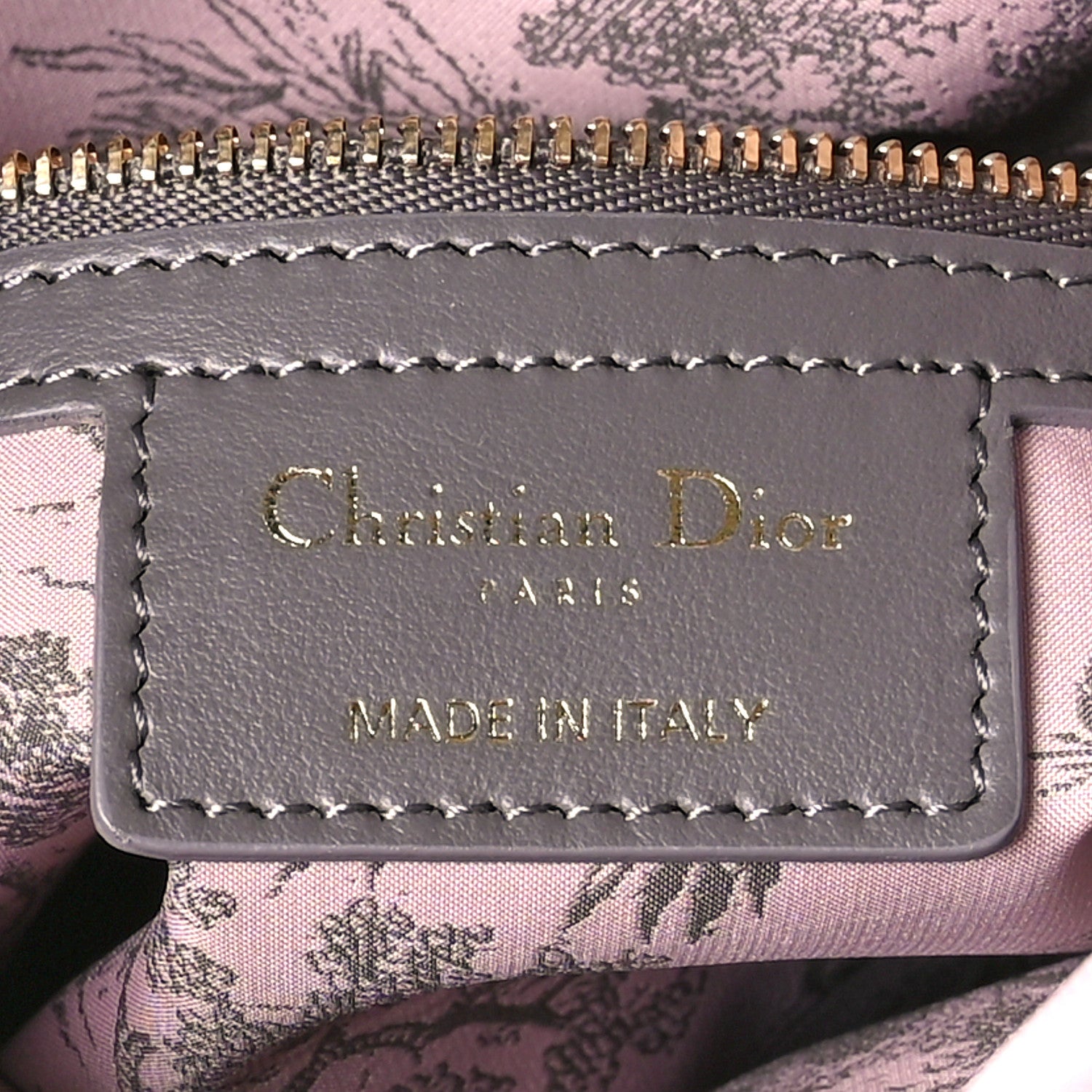 Christian Dior Wicker Oblique Medium Lady Dior Bag Pink Grey 6 of 10