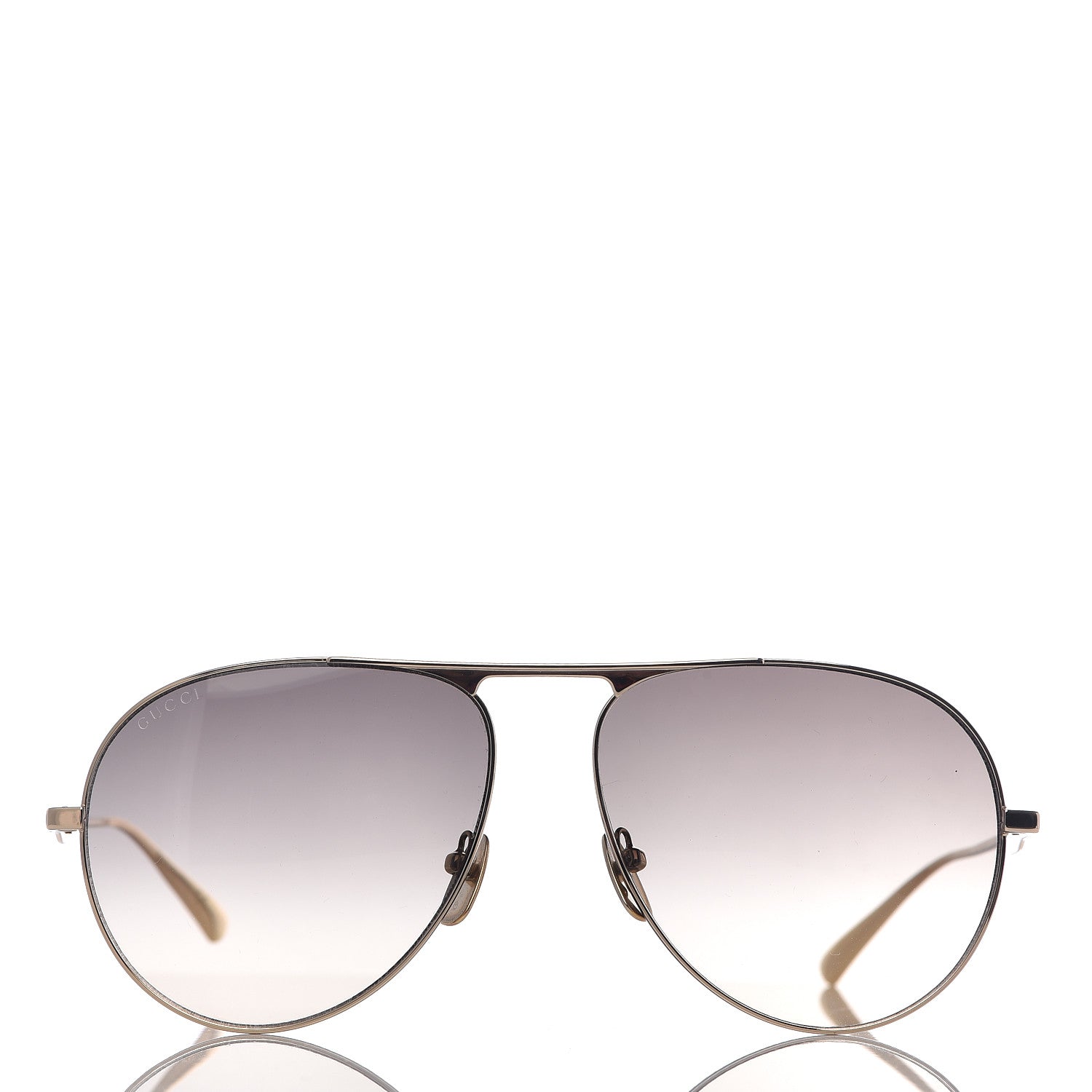 Gucci Aviator Sunglasses GG0334S Gold 2 of 7