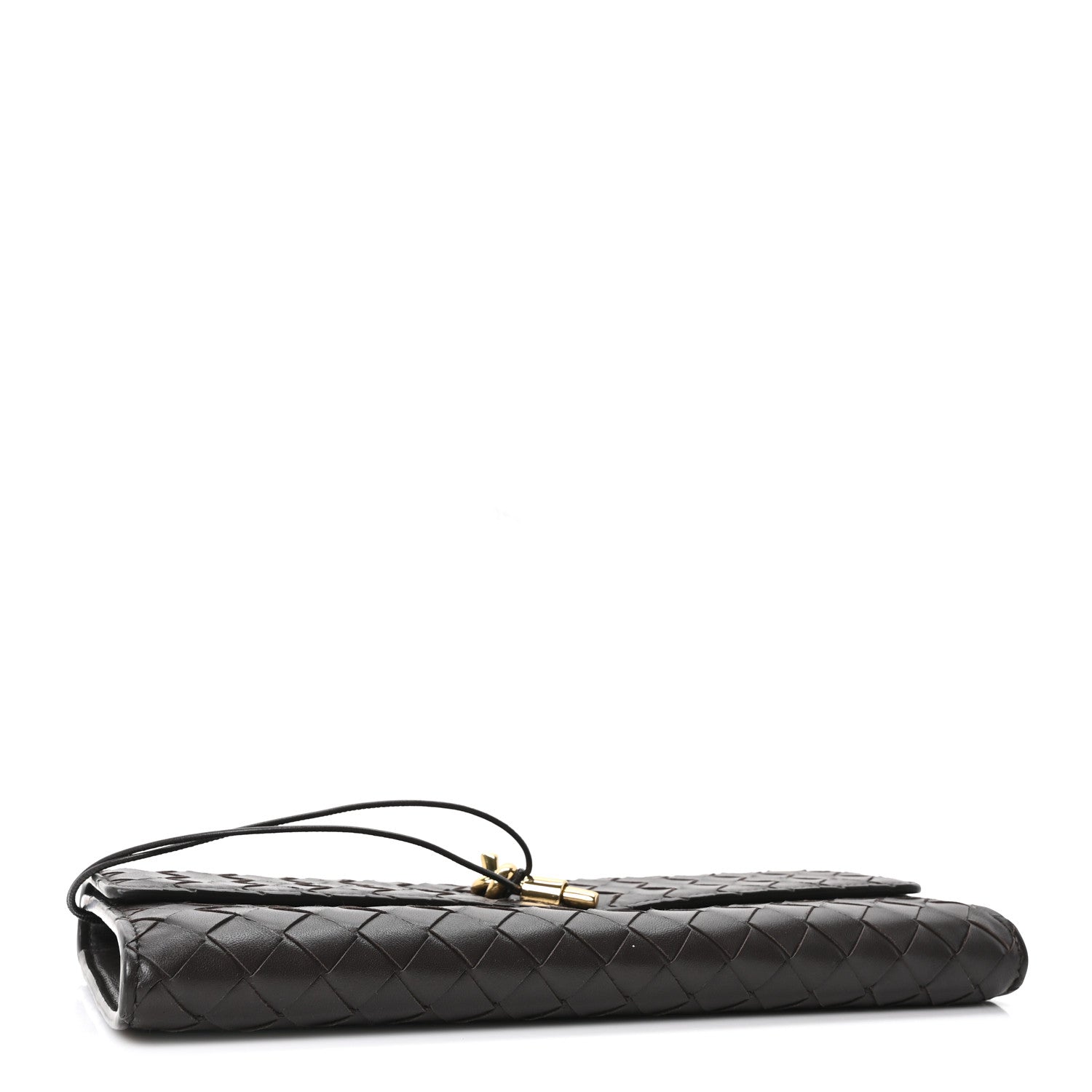 Bottega Veneta Nappa Intrecciato Long Andiamo Top Handle Clutch Fondant 4 of 10