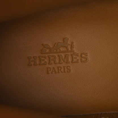 Hermes Heritage Calfskin History Ankle Boots 36 Naturel 8 of 11