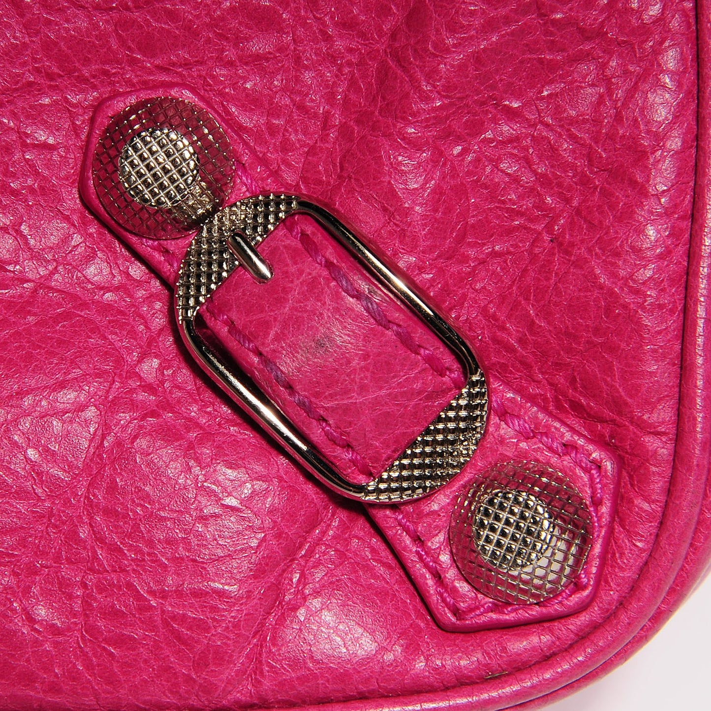 Agneau Giant 12 Silver Hardware Hip Cyclamen