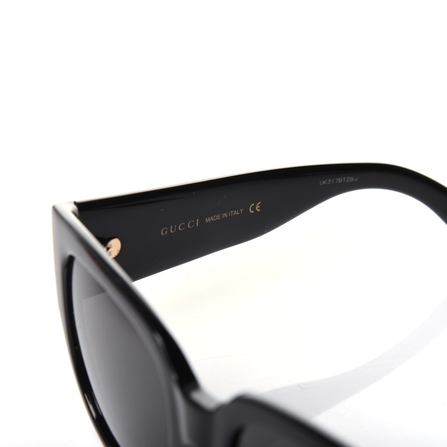 Gucci Acetate Square Frame Sunglasses GG0142SA Black 6 of 8