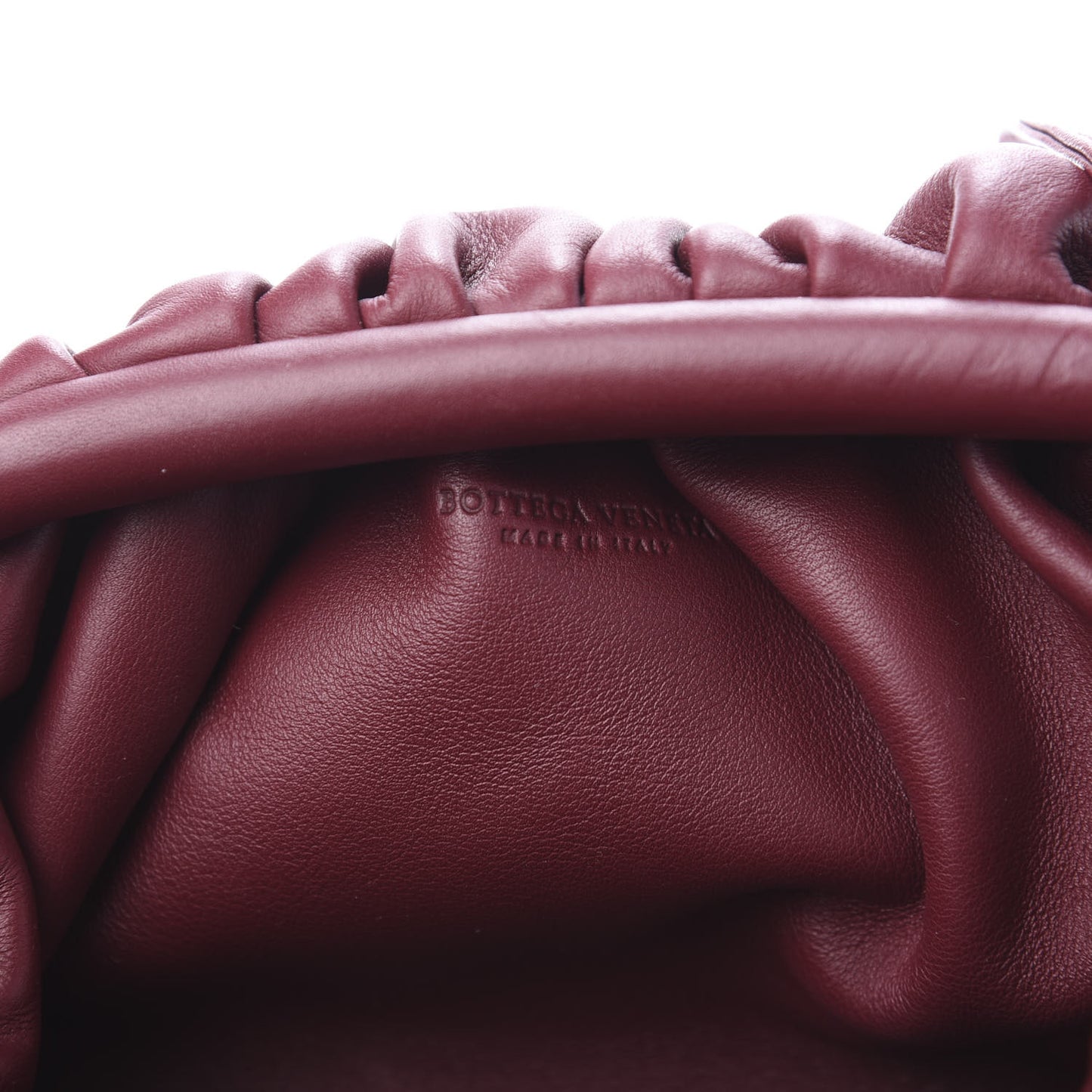 Butter Calfskin The Mini Pouch Bordeaux