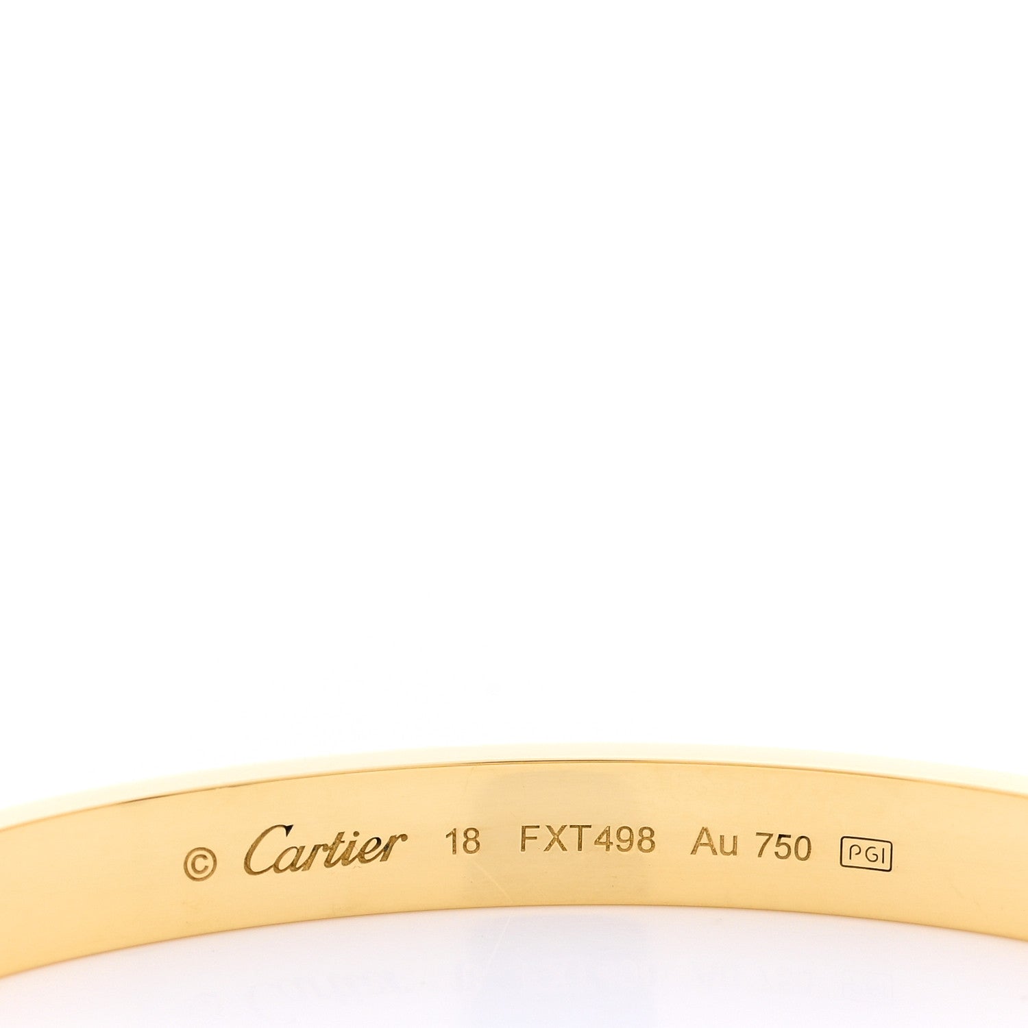 Cartier 18K Yellow Gold LOVE Bracelet 18 4 of 5