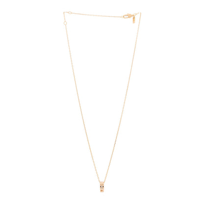 Gucci 18K Rose Gold Diamond Icon Amore Pendant Necklace 2 of 5