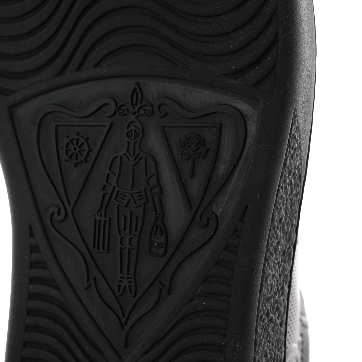 Gucci Calfskin GG Tennis Embossed Mens Ace Sneakers 10 Black 15 of 22
