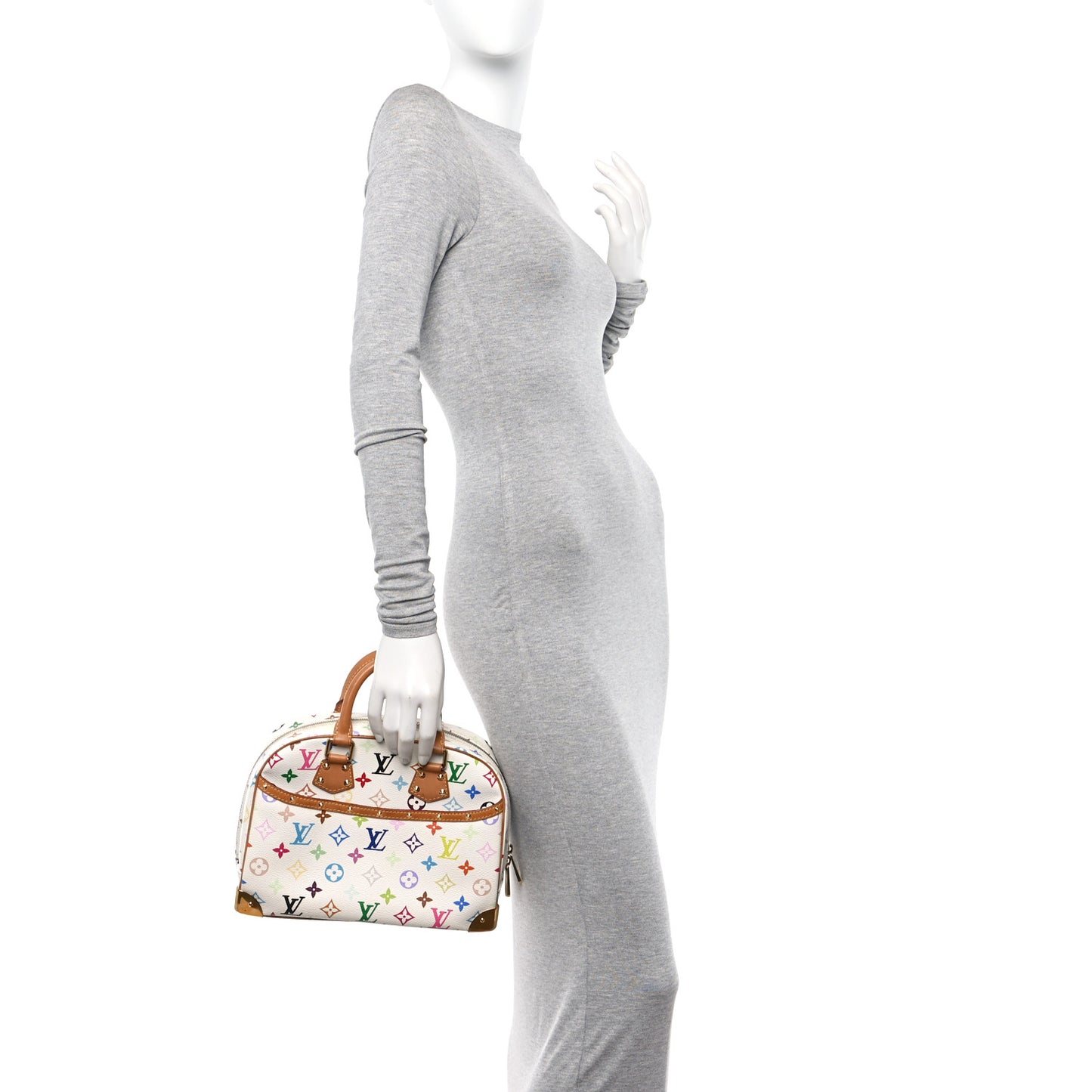 Monogram Multicolor Trouville White
