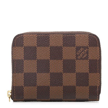 Louis Vuitton Damier Ebene Zippy Coin Purse 1 of 8