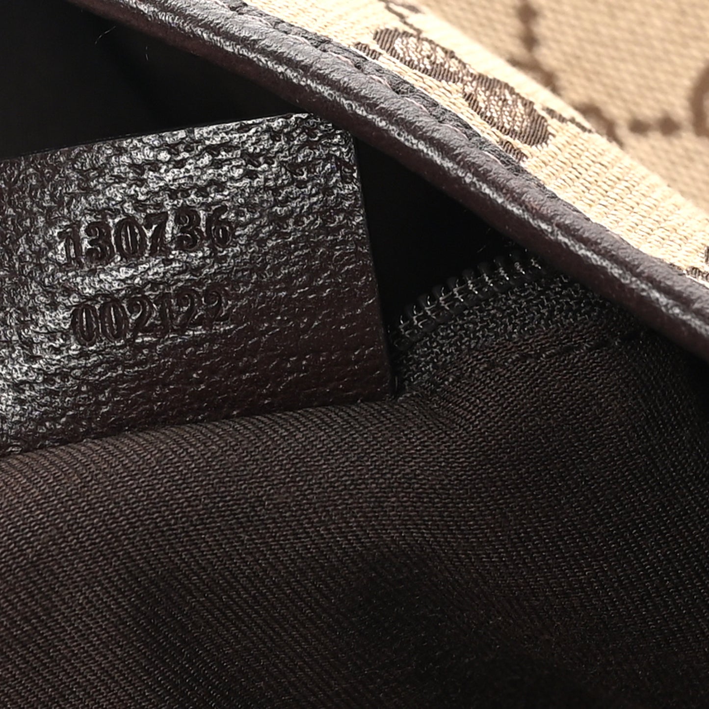 Monogram Medium Abbey Shoulder Bag Dark Brown