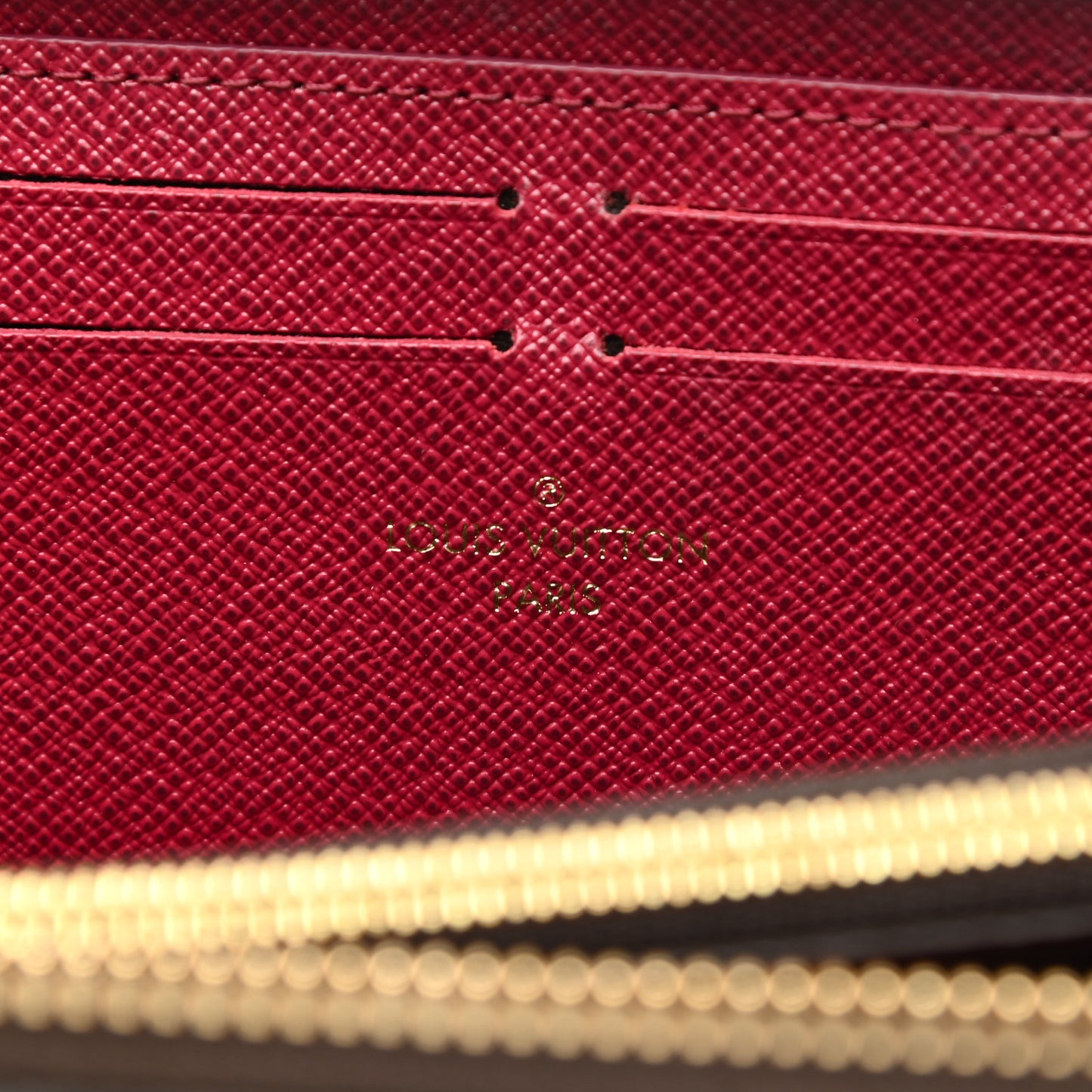 Monogram Clemence Wallet Fuchsia
