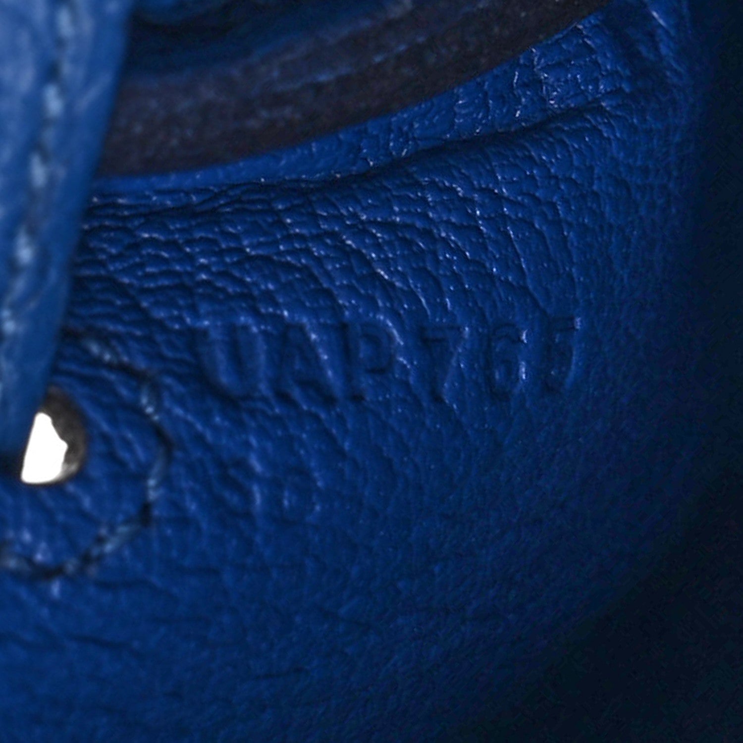 Hermes Togo Kelly Retourne 25 Bleu France 7 of 11