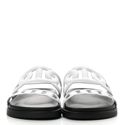 Hermes Nappa Womens Extra Sandals 37 White 2 of 8