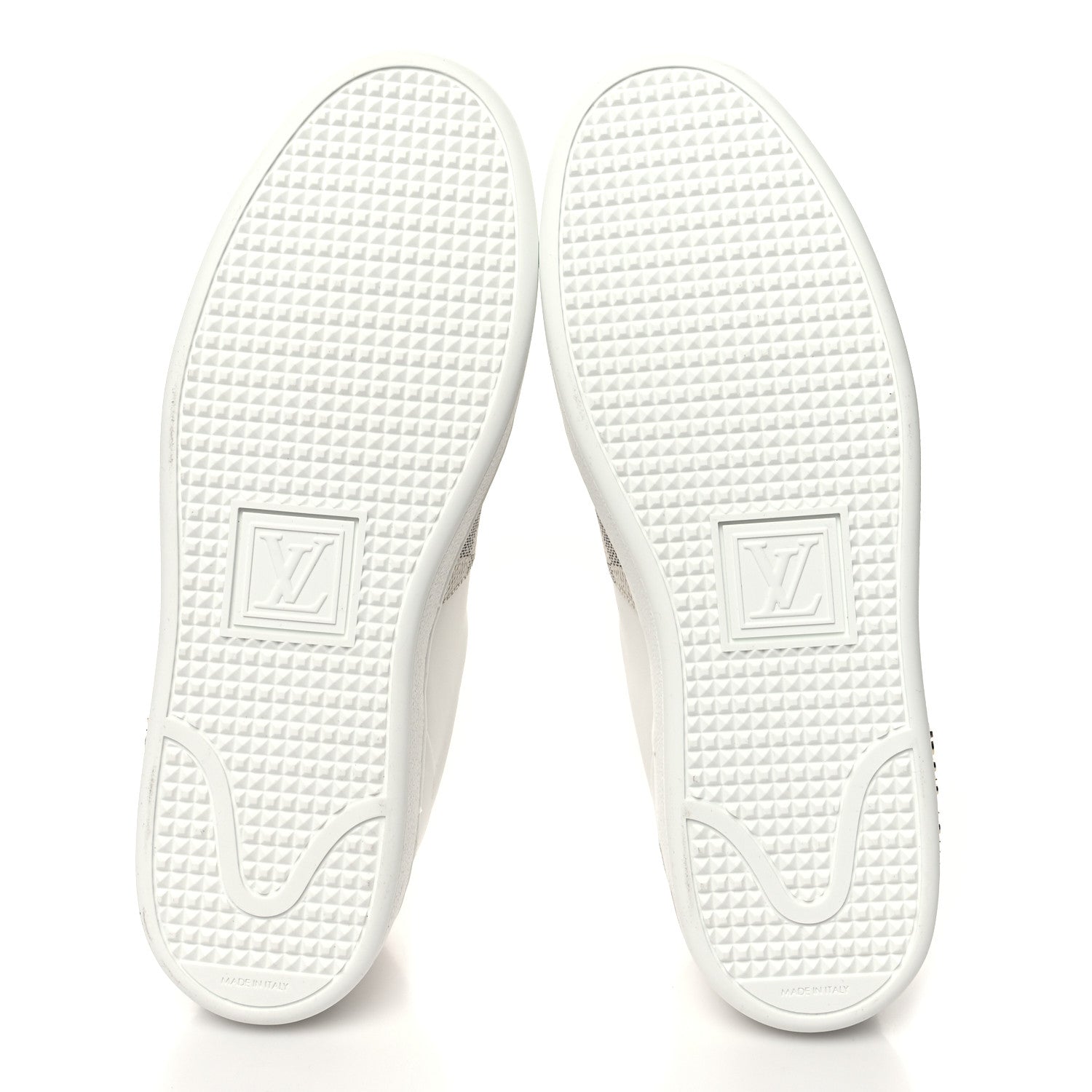 Louis Vuitton Damier Azur Front Row Sneaker 38 White 5 of 9