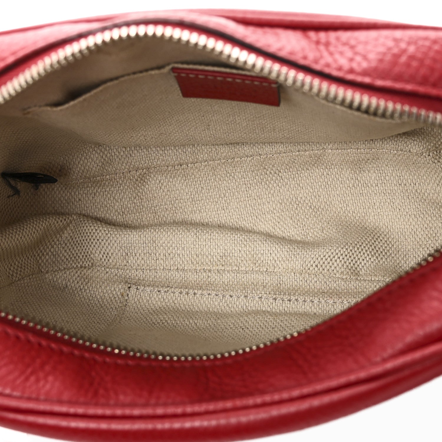 Gucci Pebbled Calfskin Small Soho Disco Bag Tabasco Red 1846570