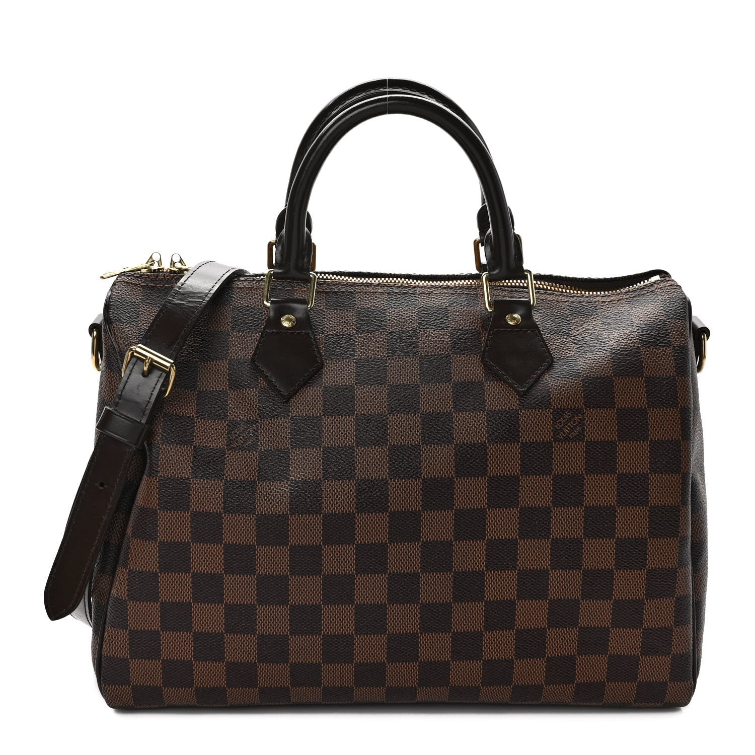 Louis Vuitton Damier Ebene Speedy Bandouliere 30 1 of 10