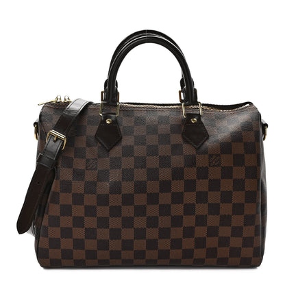 Louis Vuitton Damier Ebene Speedy Bandouliere 30 1 of 10
