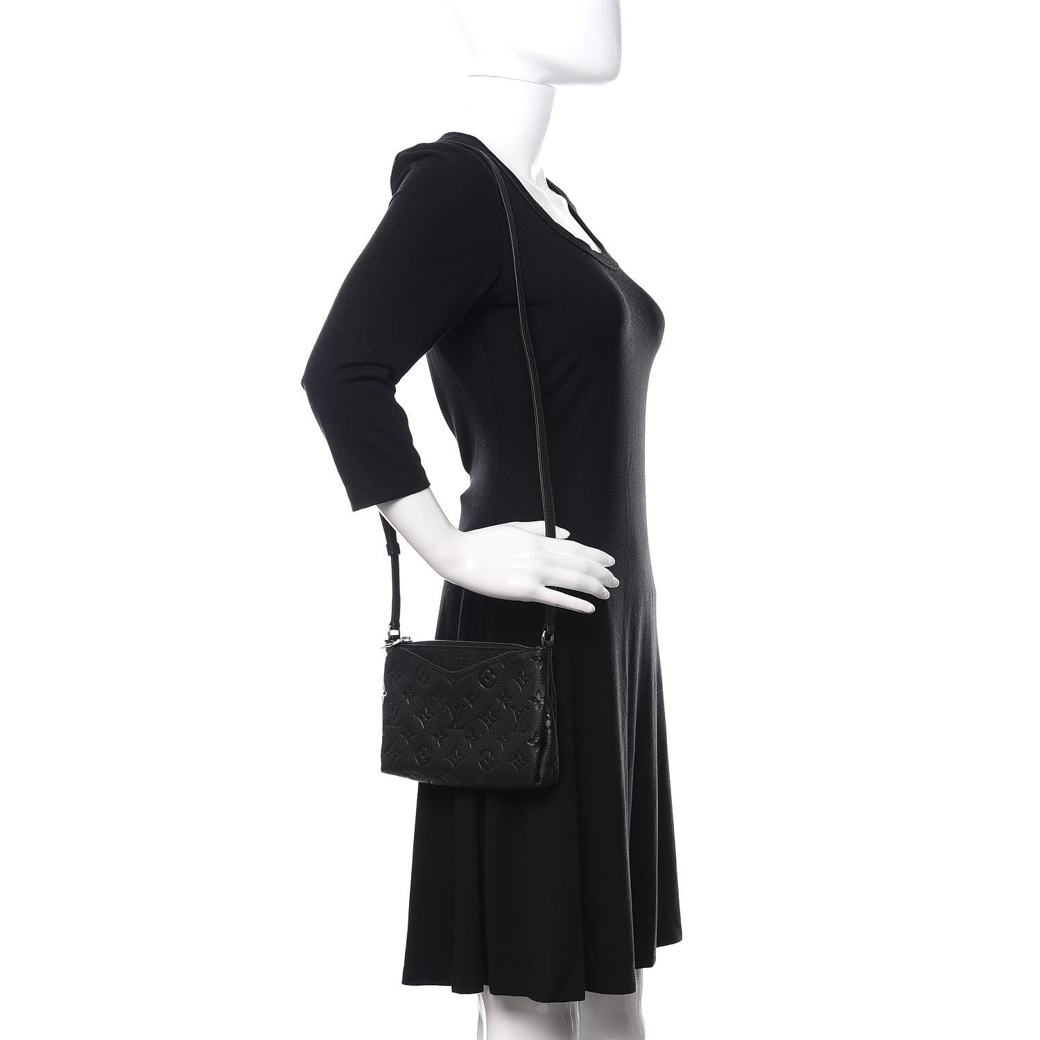 Louis Vuitton Empreinte Pallas Crossbody Black 2 of 10