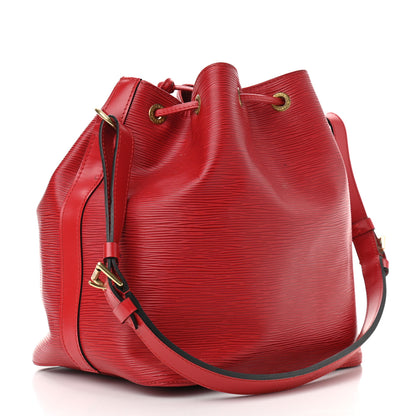 Louis Vuitton Epi Petit Noe Castillan Red 3 of 15
