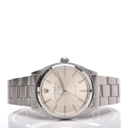 Rolex Stainless Steel 34mm Oyster Perpetual Air-King Super Precision Watch Silver 5500 3 of 6