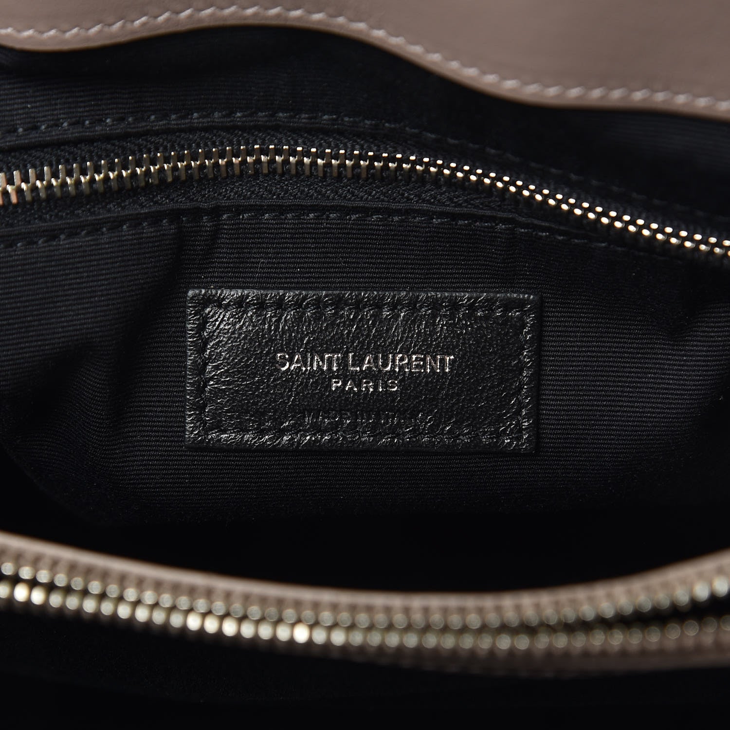Saint Laurent Calfskin Y Quilted Monogram Medium Loulou Chain Satchel Mink 6 of 9