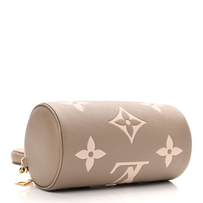 Louis Vuitton Empreinte Monogram Giant Papillon BB Tourterelle Cream 4 of 9