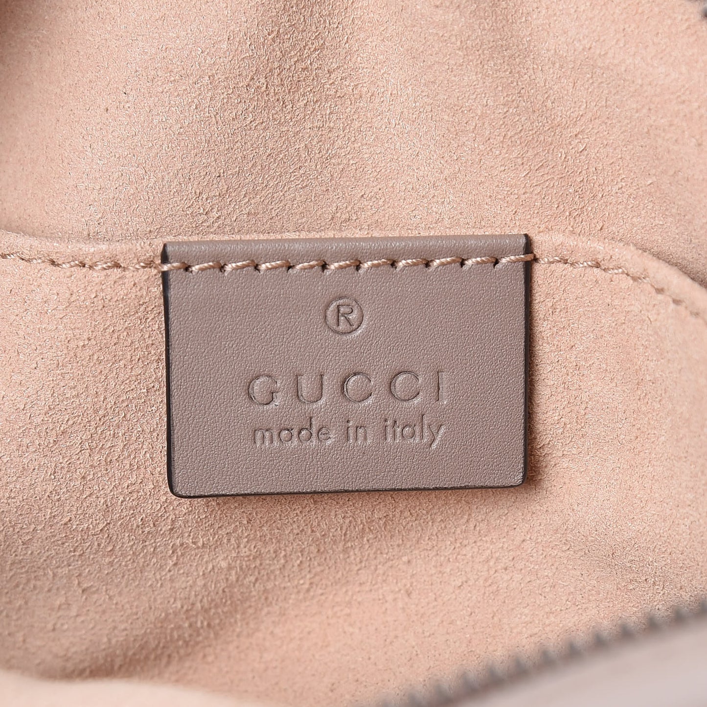Calfskin Matelasse GG Marmont Belt Bag 85 34 Porcelain Rose