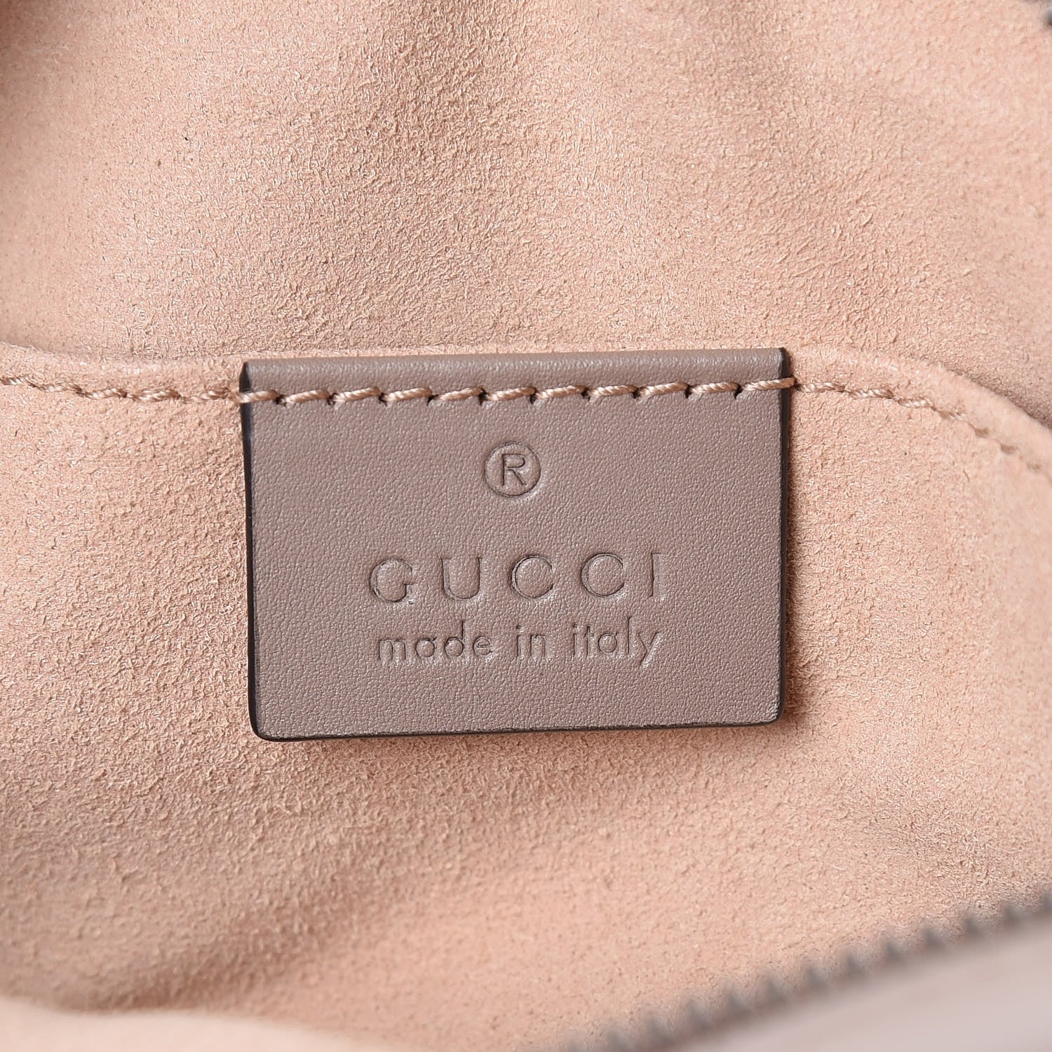 Gucci Calfskin Matelasse GG Marmont Belt Bag 85 34 Porcelain Rose 6 of 8