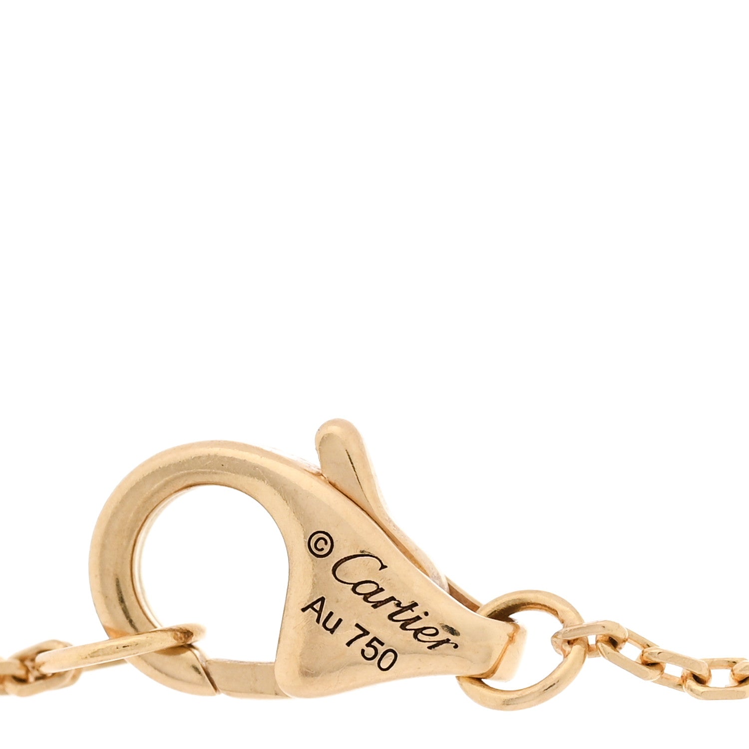 Cartier 18K Yellow Gold Diamond XS D'Amour Bracelet 3 of 4