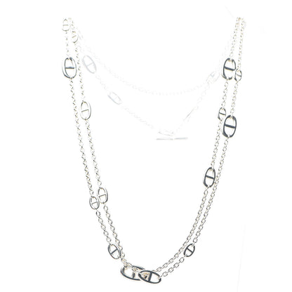 Hermes Sterling Silver Farandole Necklace 160 2 of 6