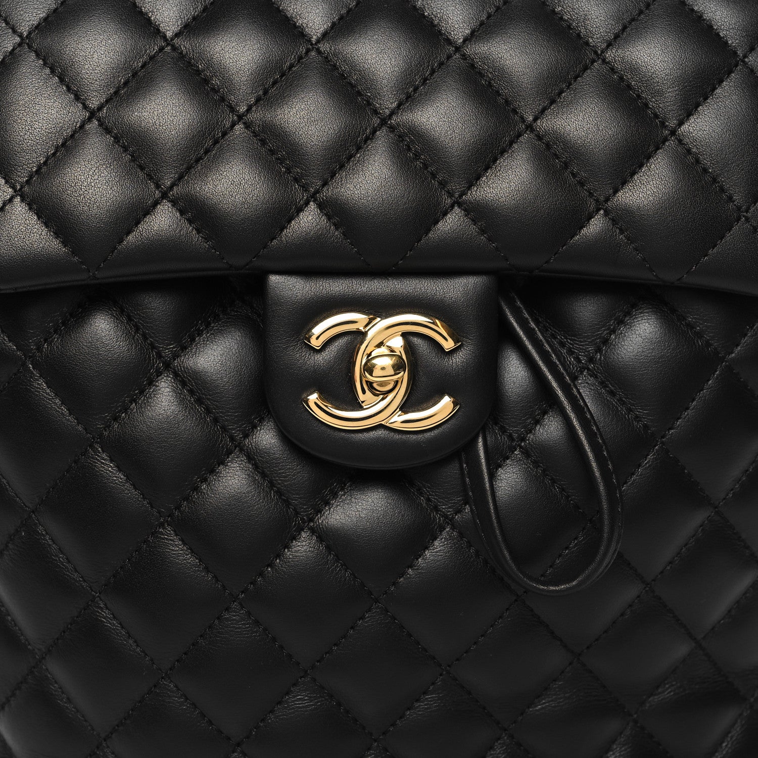 Chanel Calfskin Quilted Small Urban Spirit Backpack Black 8 of 10