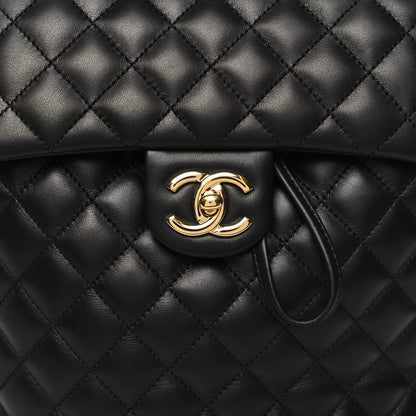 Chanel Calfskin Quilted Small Urban Spirit Backpack Black 8 of 10