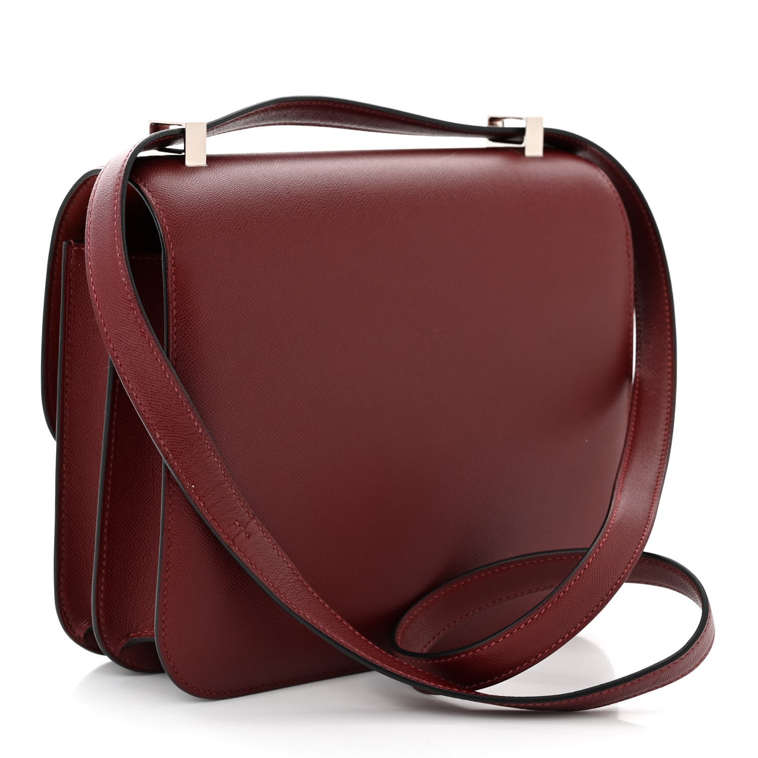Hermes Grained Monsieur Constance 24 Rouge H 3 of 11