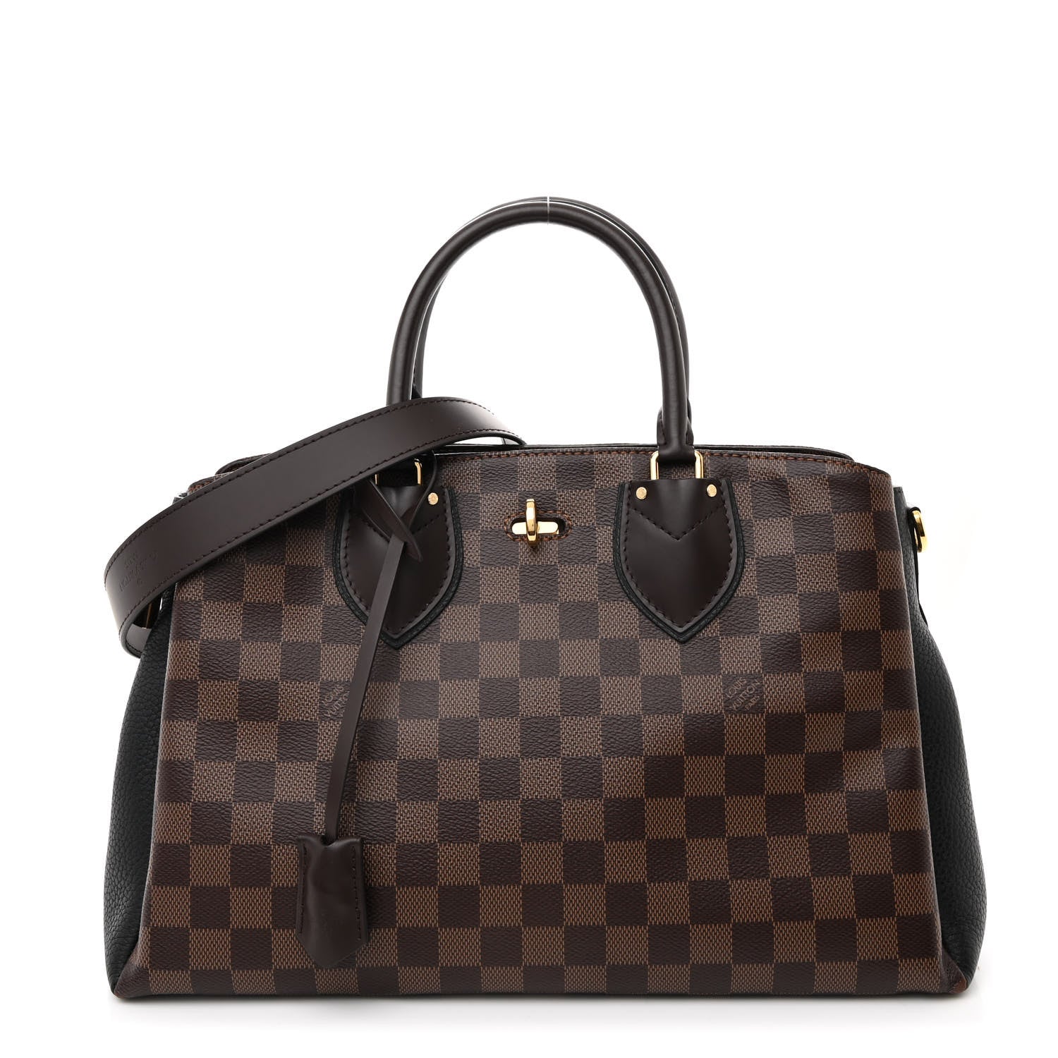 Louis Vuitton Cuir Taurillon Damier Ebene Normandy Black 1 of 11