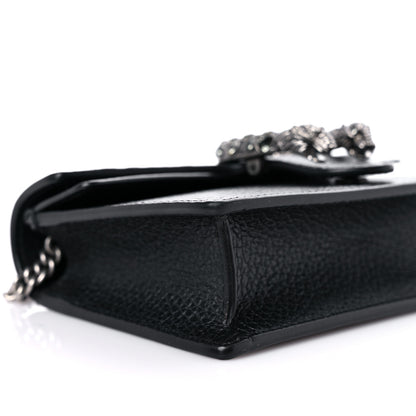 Gucci Calfskin Super Mini Dionysus Shoulder Bag Black 8 of 10