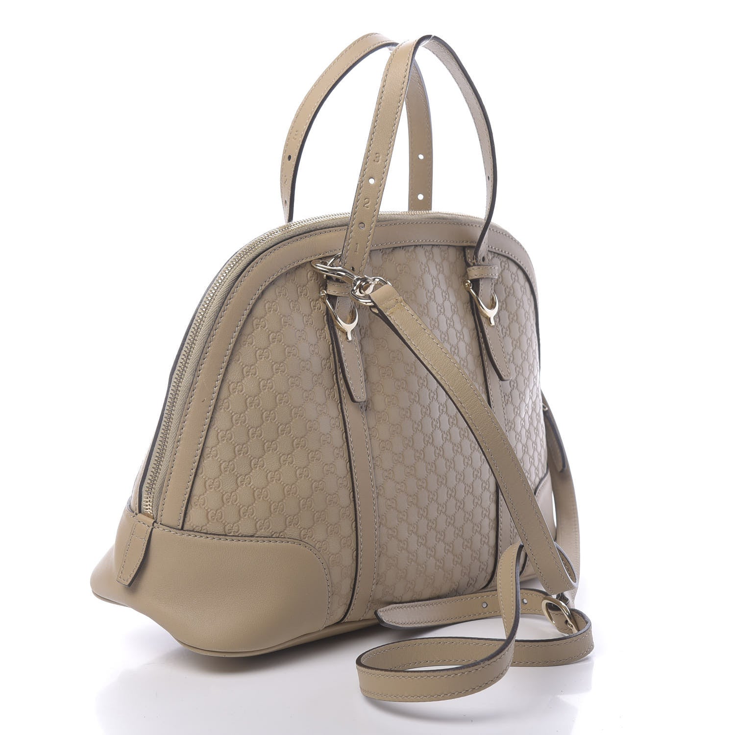 Gucci Microguccissima Small Nice Top Handle Dome Bag Beige 3 of 13