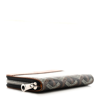 Goyard Goyardine Matignon PM Wallet Black Gold 4 of 7