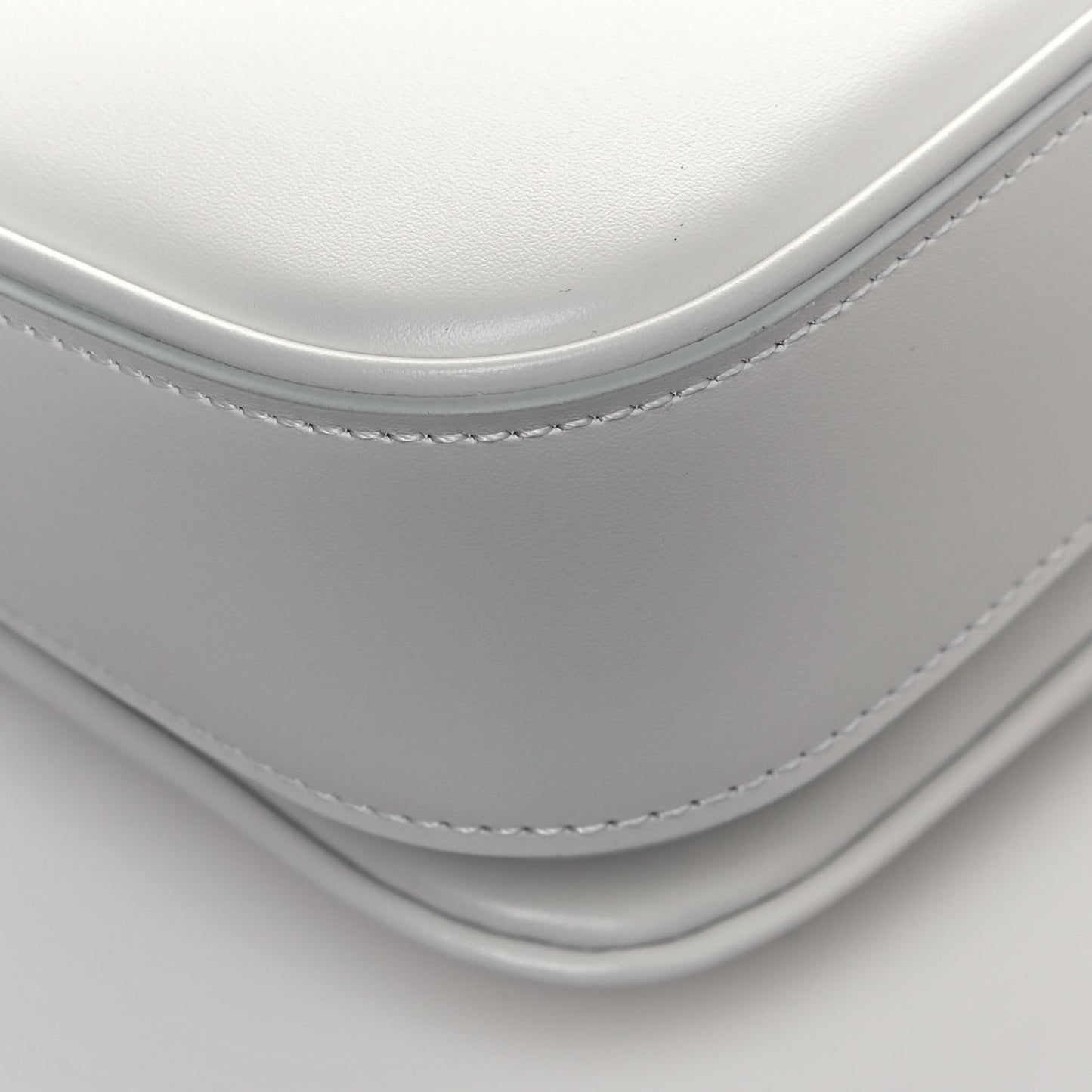 Calfskin Reverse Monogram Swing White