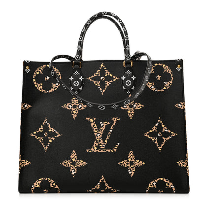 Louis Vuitton Monogram Giant Jungle Onthego GM Black 1 of 10