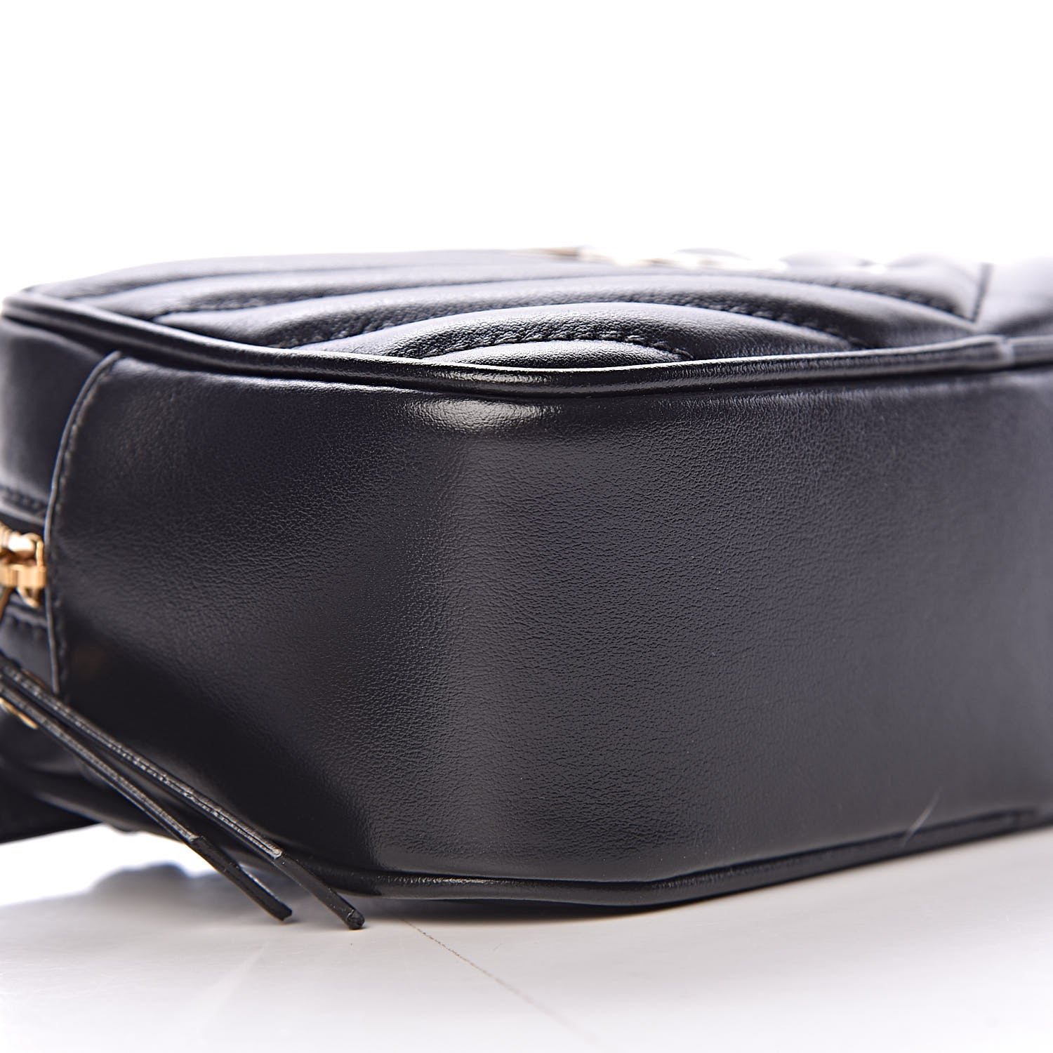 Saint Laurent Calfskin Matelasse Monogram Lou Belt Bag Black 8 of 9